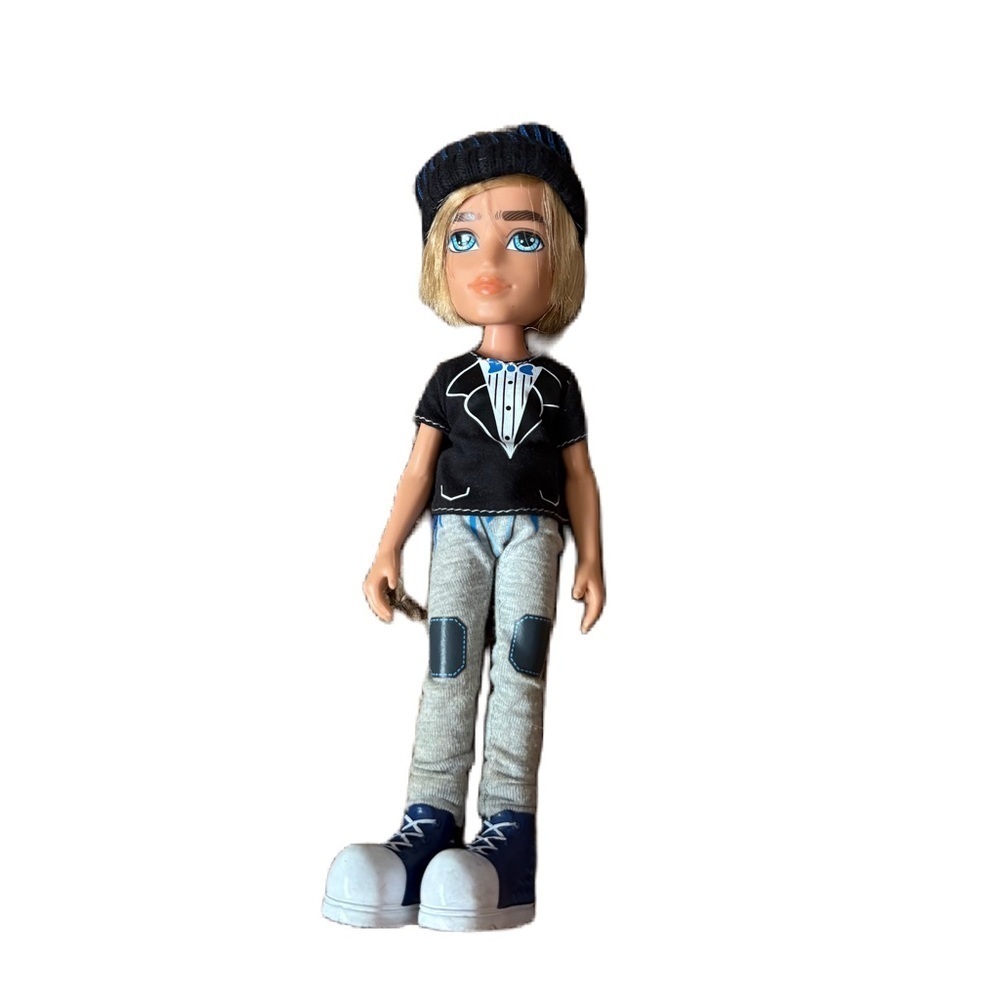 Bratz Boy Doll Cameron Metallic Madness Doll W/ Outfit 10” Tall